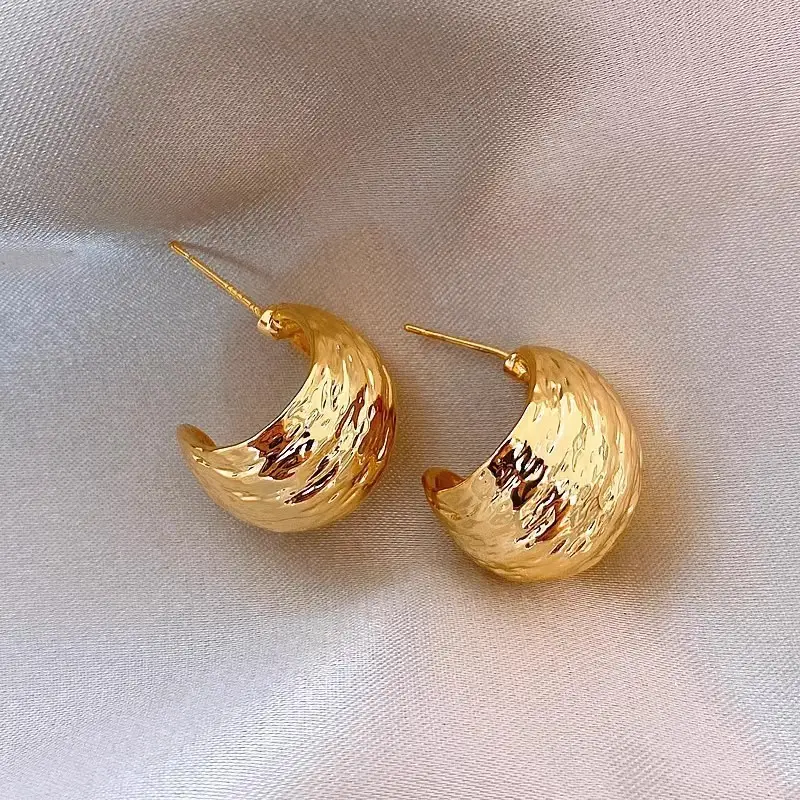 Luxury Gold Earrings for Women Elegant High End Fashion
