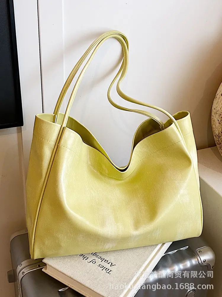 Green Satin Shoulder Bag for Women College Student - Image 5
