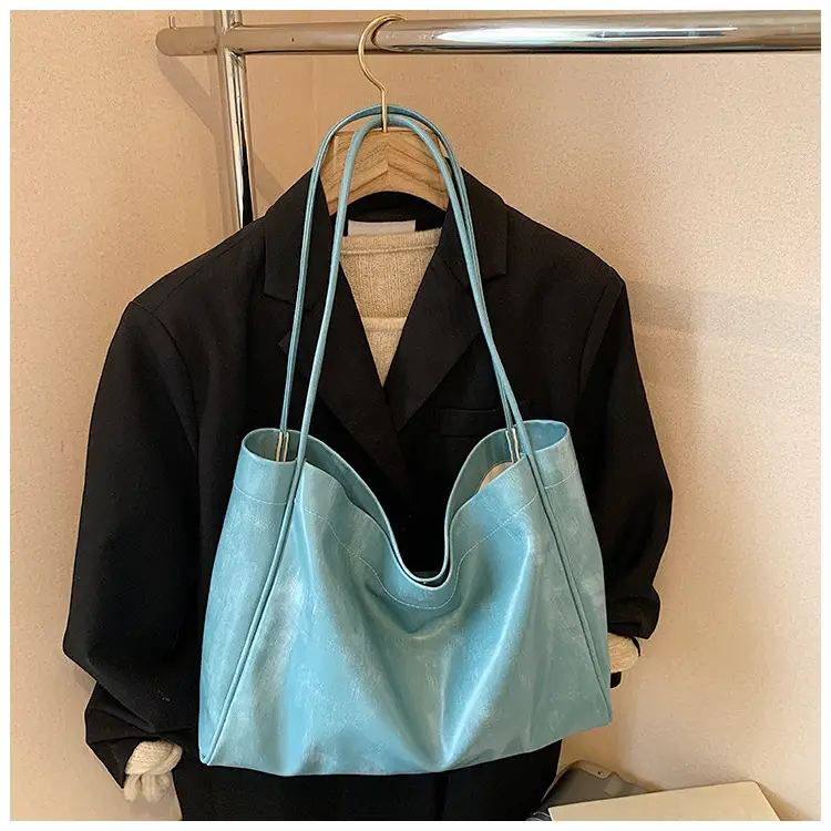 Green Satin Shoulder Bag for Women College Student — feature 24