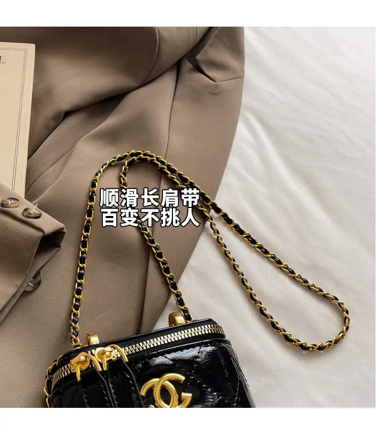 Mini Crossbody Bag Women Chain Shoulder Strap Cream — feature 5