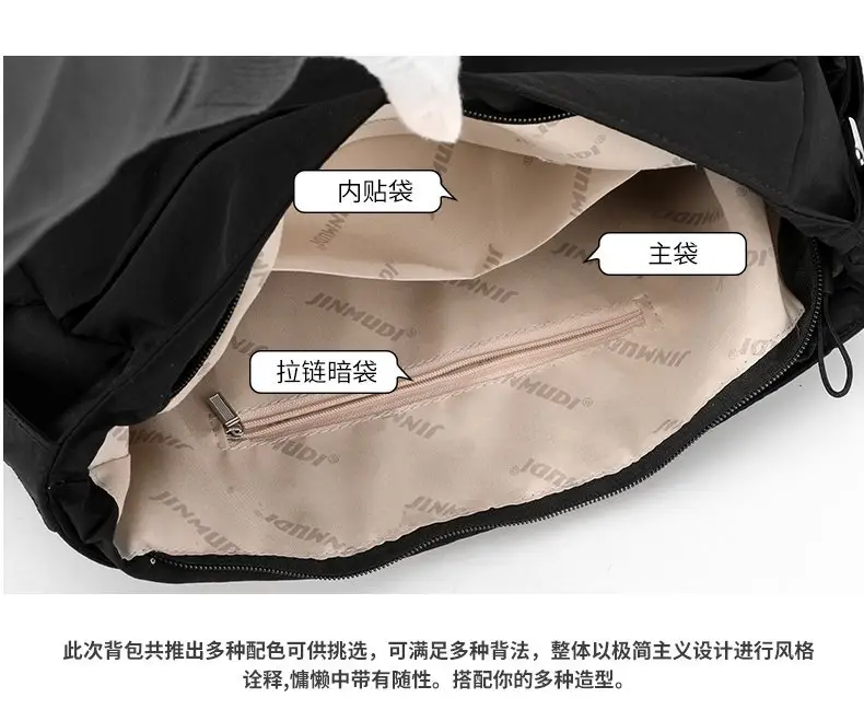 Women's Waterproof Crossbody Bag Large Capacity Lightweight Puff Series — feature 9