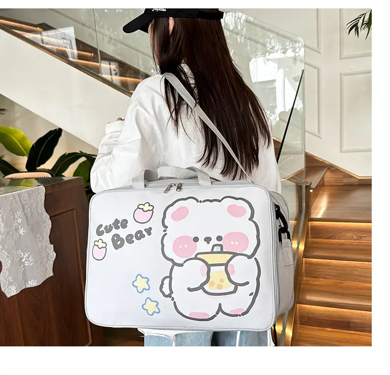 Cute Bear Travel Bag for Women Large Capacity Portable Storage — feature 25