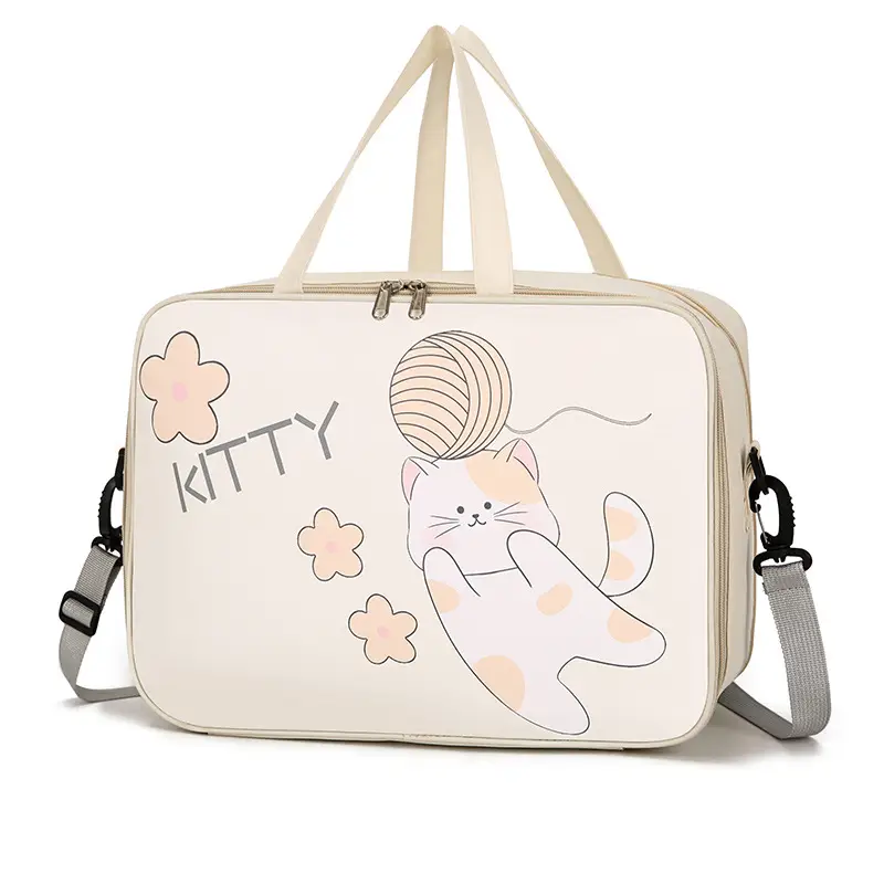 Cute Bear Travel Bag for Women Large Capacity Portable Storage