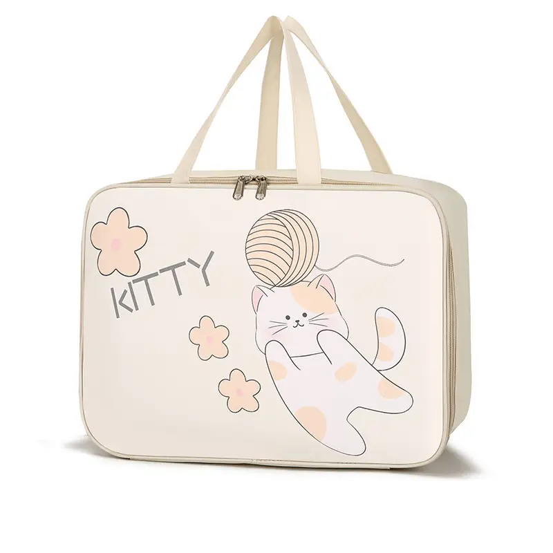 Cute Bear Travel Bag for Women Large Capacity Portable Storage