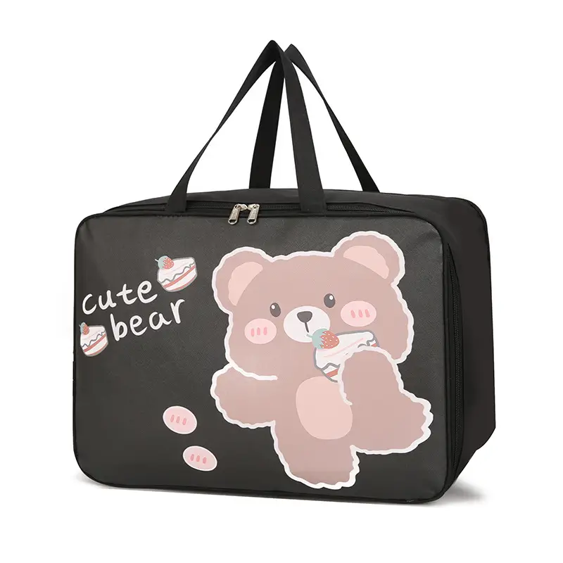 Cute Bear Travel Bag for Women Large Capacity Portable Storage