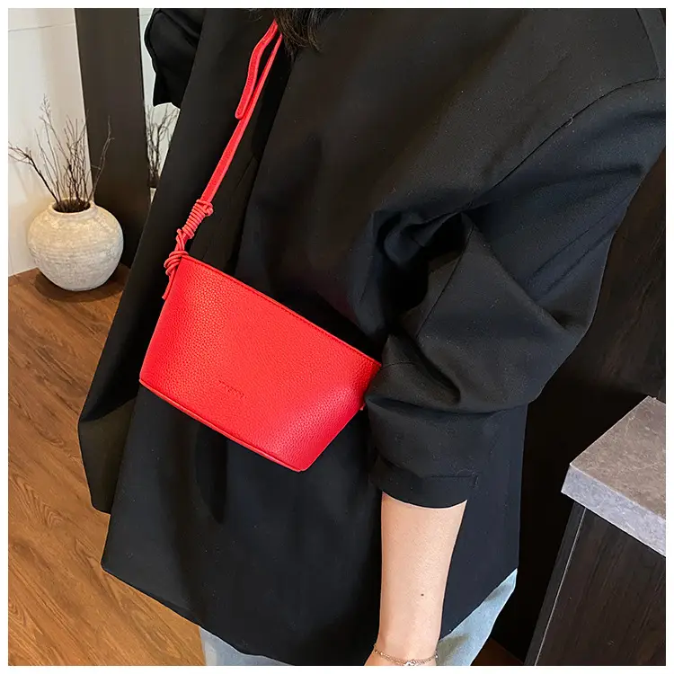 Women Textured Crossbody Bag White Adjustable Strap — feature 22