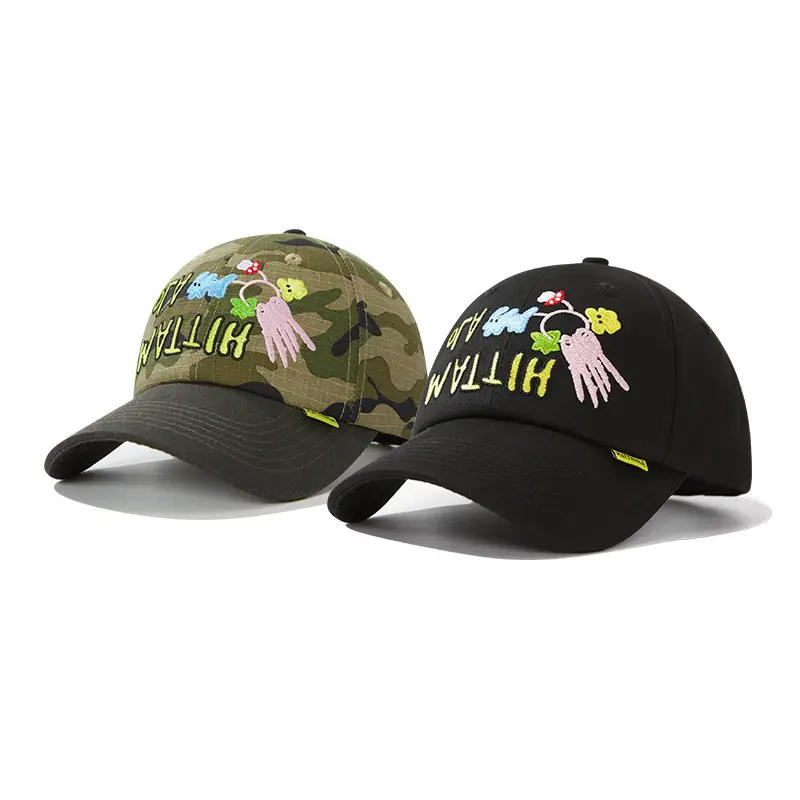 Men Camouflage Embroidered Cap with "BUTYCH" Design - Image 3