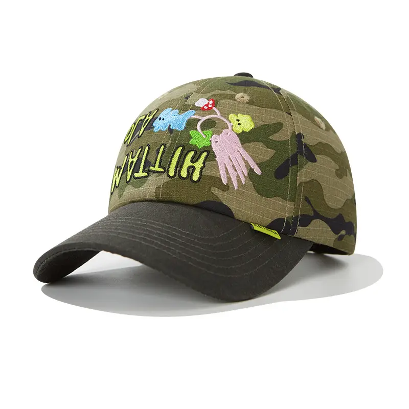 Men Camouflage Embroidered Cap with "BUTYCH" Design - Image 6