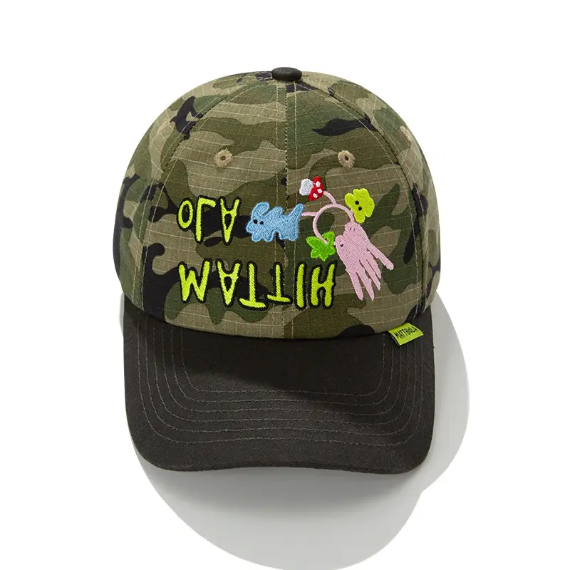 Men Camouflage Embroidered Cap with "BUTYCH" Design — feature 9