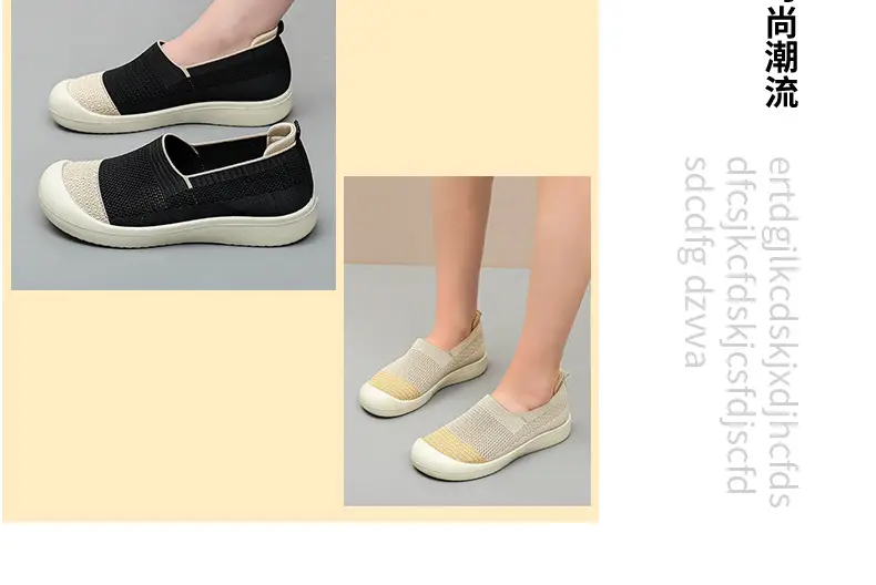 Shoes Women's Summer New All-match Casual Shoes Cross-border Soft Sole Not Tired Foot Comfortable Mother Shoes Slip-on Foreign Trade Shoes — feature 22