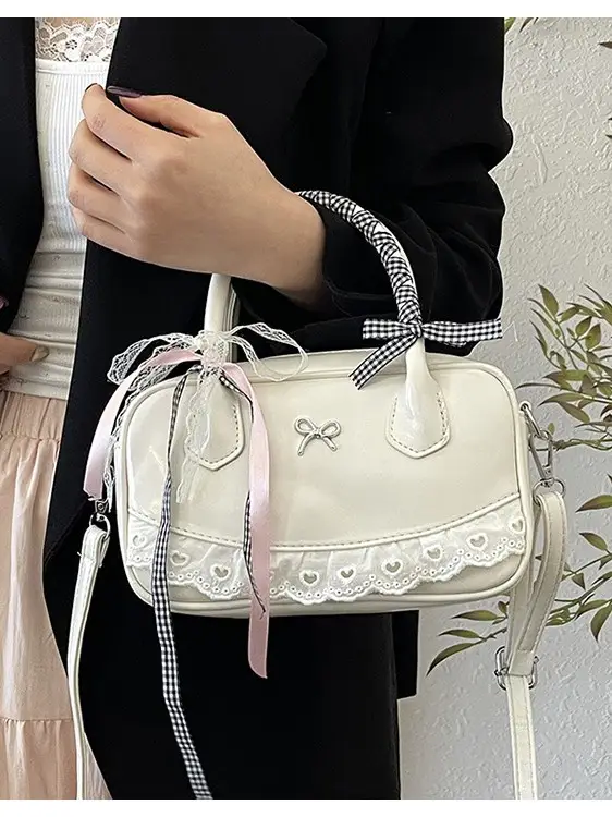 Black Rhinestone Crossbody Bag for Women 2025