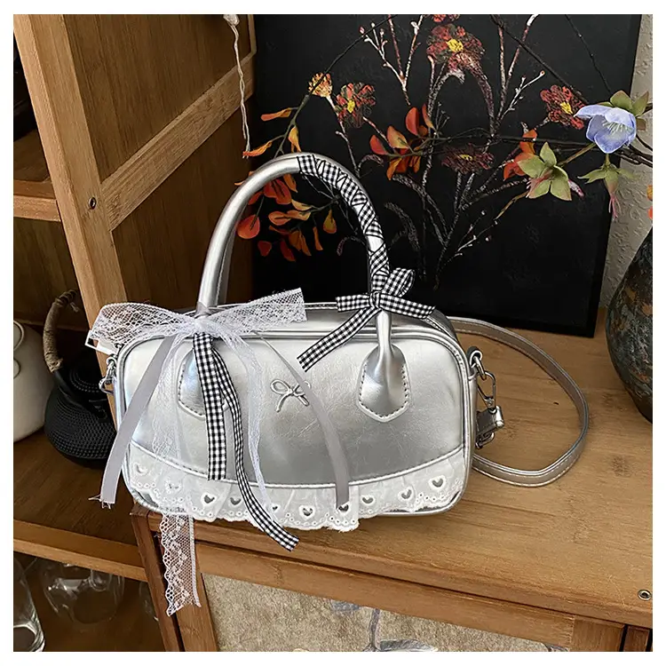 Black Rhinestone Crossbody Bag for Women 2025