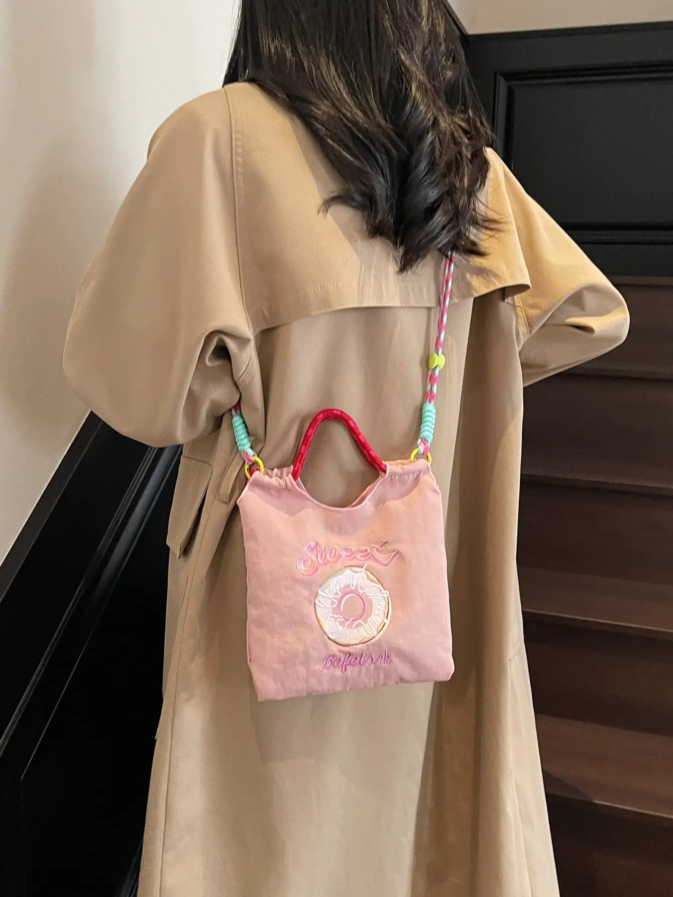 Green Straw Donut Shoulder Bag for Women 2025 — feature 49