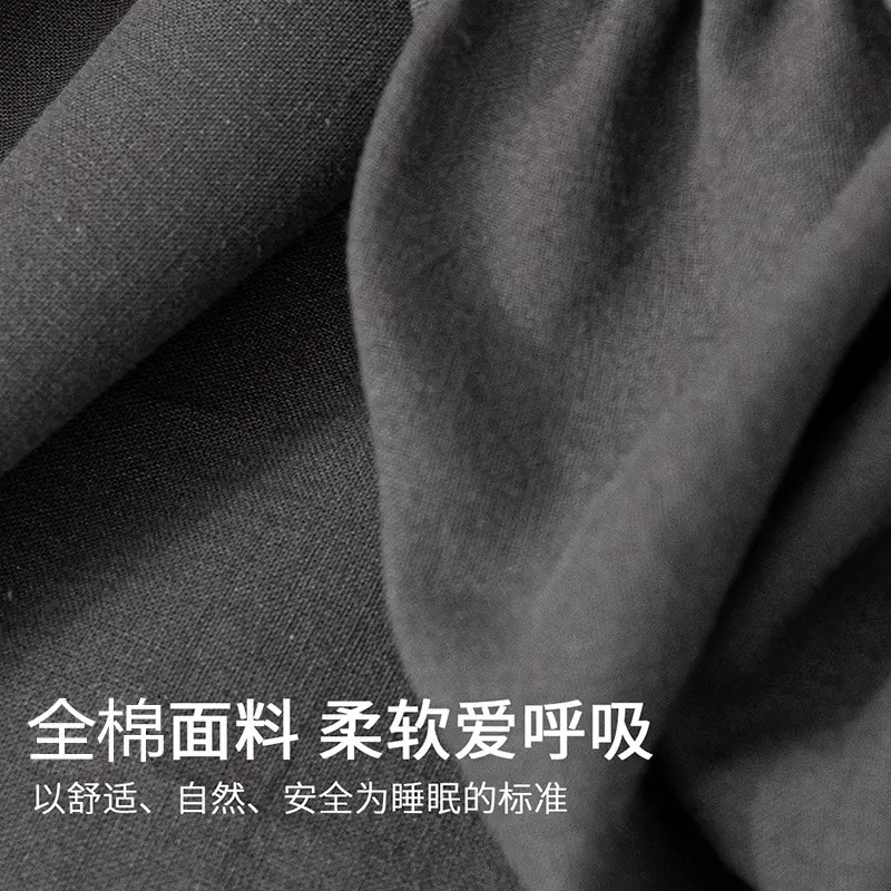 Pure Cotton Fitted Sheet, Single Piece, Solid Color, Dormitory Fitted Sheet, Mattress Cover, Thickened Bed Cover, Bed Sheet, Bed Cover, Suitable for All Seasons