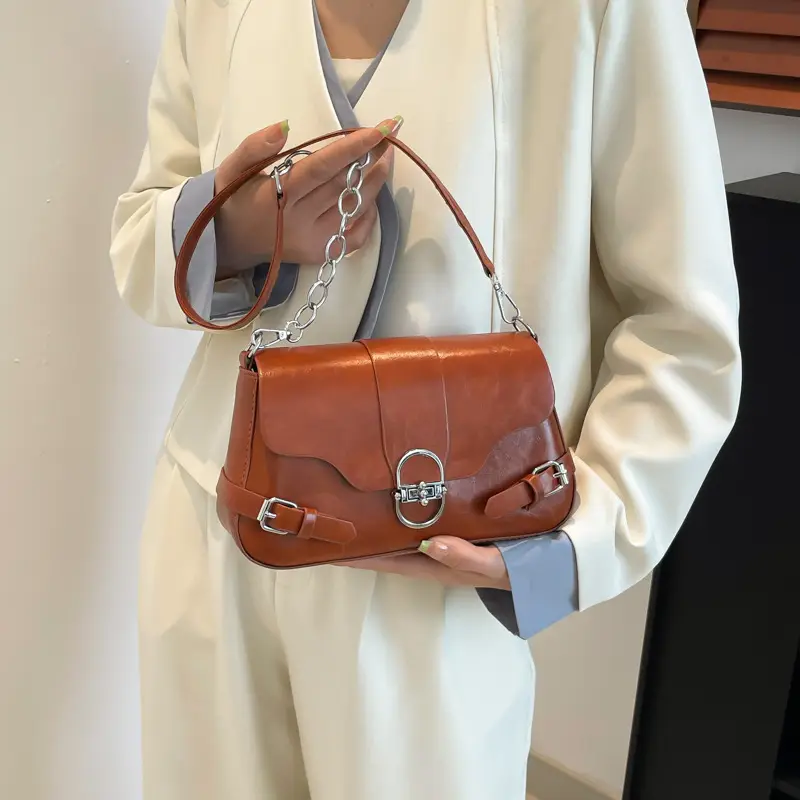 Women's Retro Chain Crossbody Bag 2025 Summer - Image 9