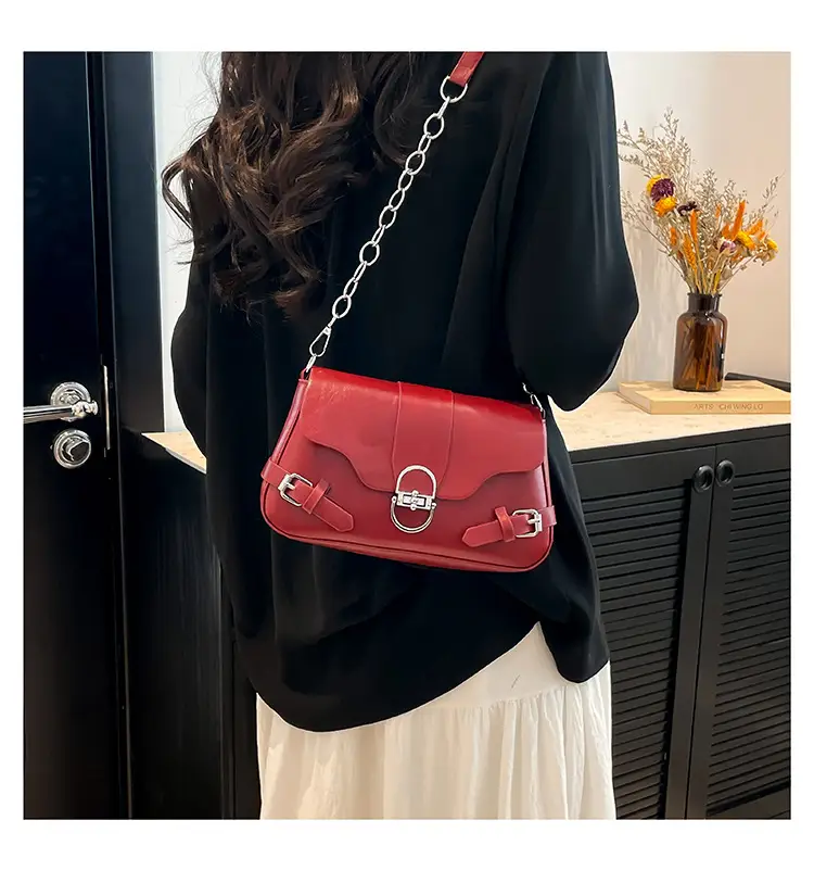 Women's Retro Chain Crossbody Bag 2025 Summer — feature 9
