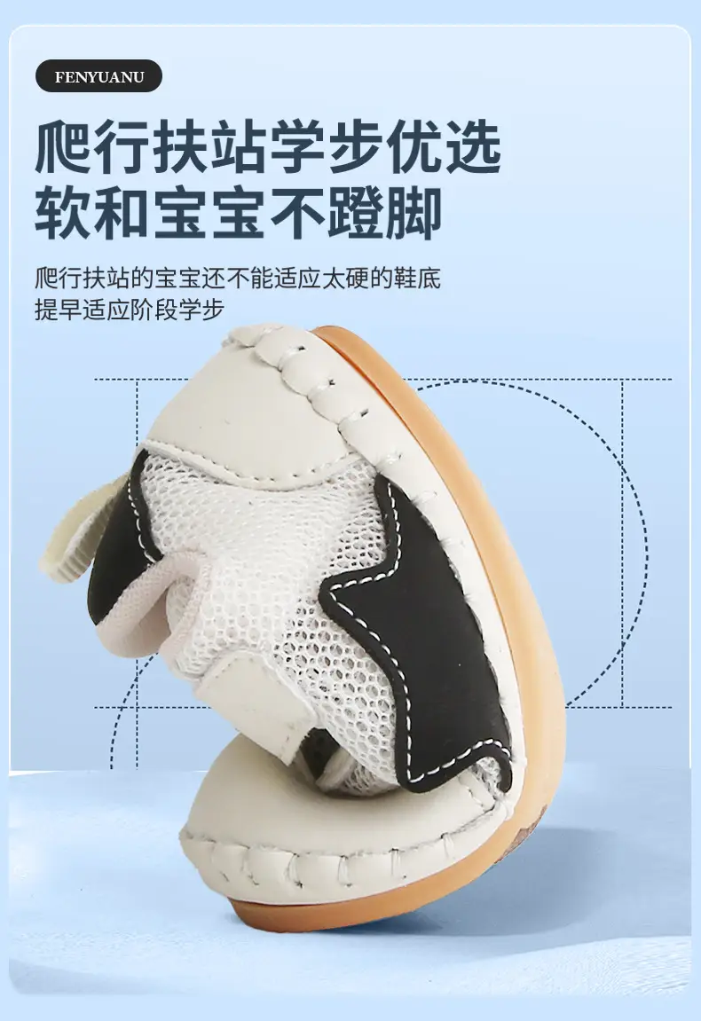 Summer New Baby Mesh Shoes Baby Toddler Shoes 3-6-12 Months Toddler Shoes Mesh Breathable Soft Sole Sandals — feature 18