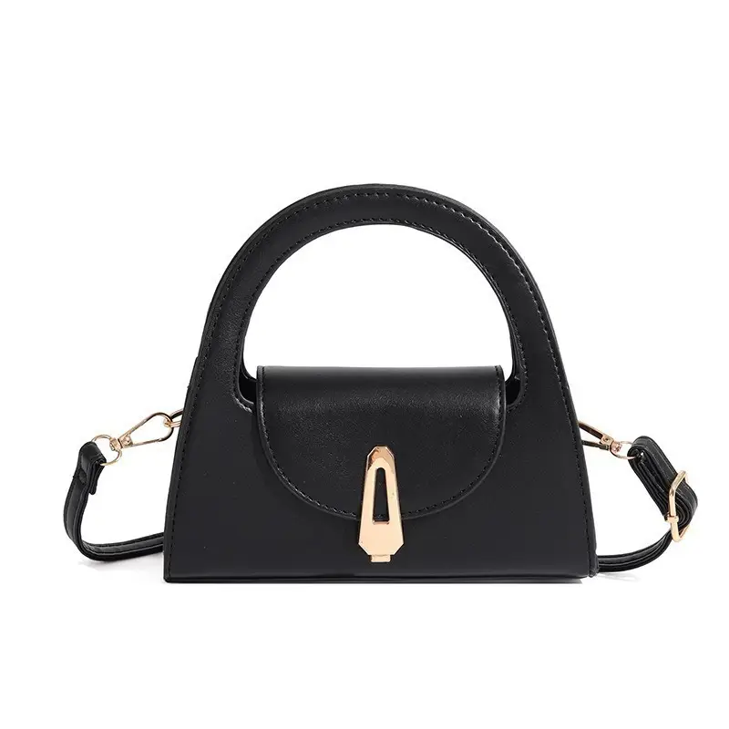 2025 Women's PU Leather Crossbody Bag with Retro Lock Design