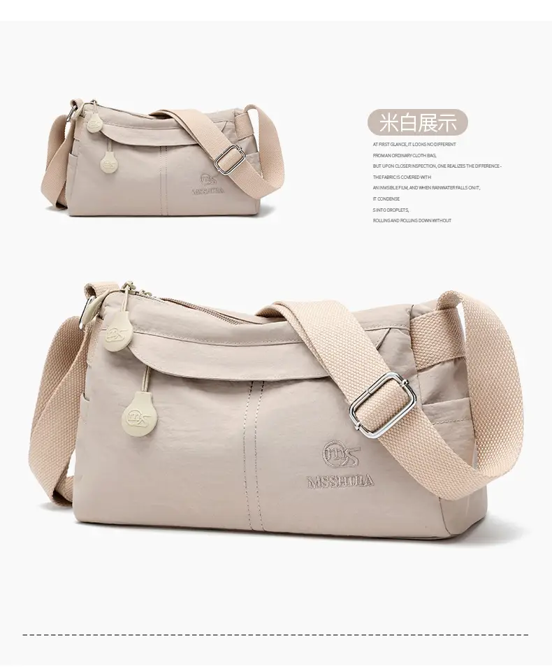 Women's Waterproof Shoulder Bag with Crossbody Strap — feature 18