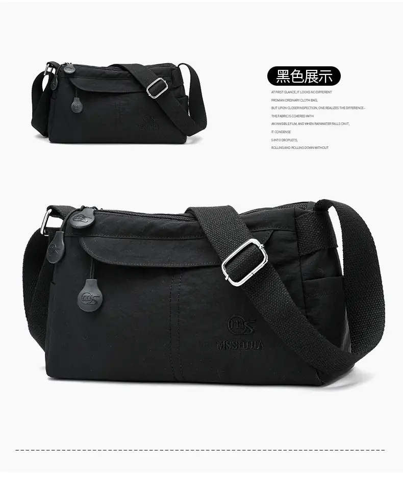 Women's Waterproof Shoulder Bag with Crossbody Strap — feature 19