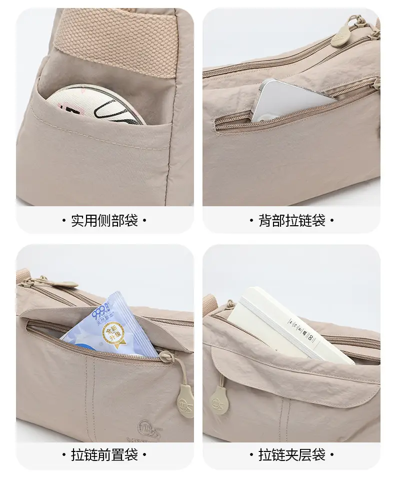Women's Waterproof Shoulder Bag with Crossbody Strap — feature 8