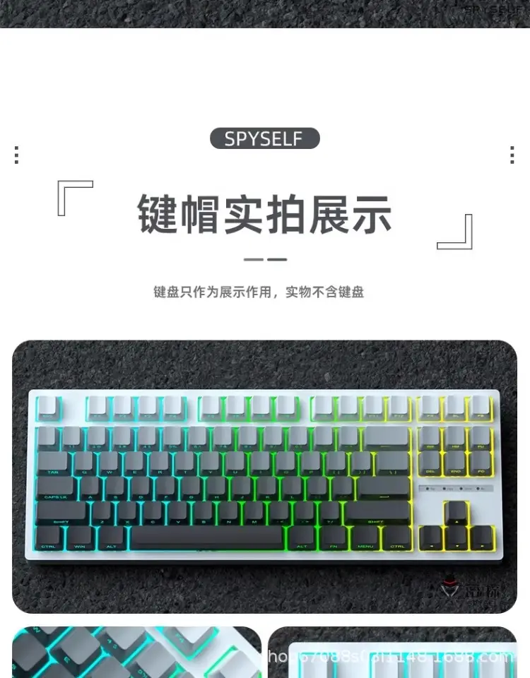 Extreme Daylight Pro Keycaps Translucent Pbt 87/75/98/68 Layout Keyboard Keycaps Customized Front and Side Engraved Keycaps — feature 10