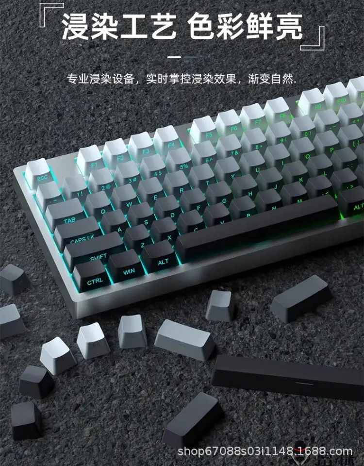 Extreme Daylight Pro Keycaps Translucent Pbt 87/75/98/68 Layout Keyboard Keycaps Customized Front and Side Engraved Keycaps — feature 9