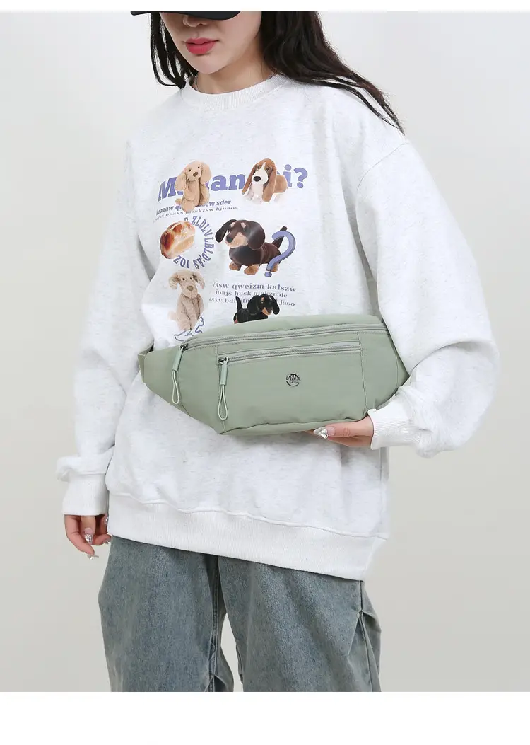 Women's Lightweight Casual Waist Bag with Multiple Colors — feature 21