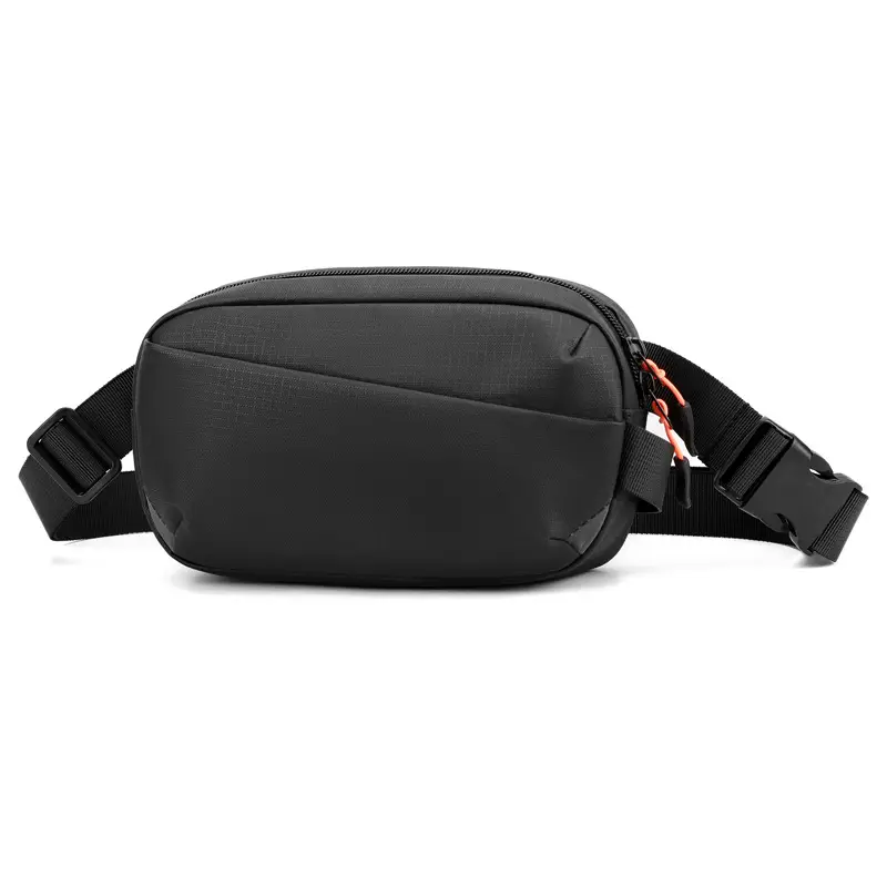 Men's Crossbody Sports Bag Black Multi Color - Image 9