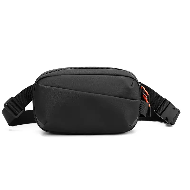Men's Crossbody Sports Bag Black Multi Color - Image 2