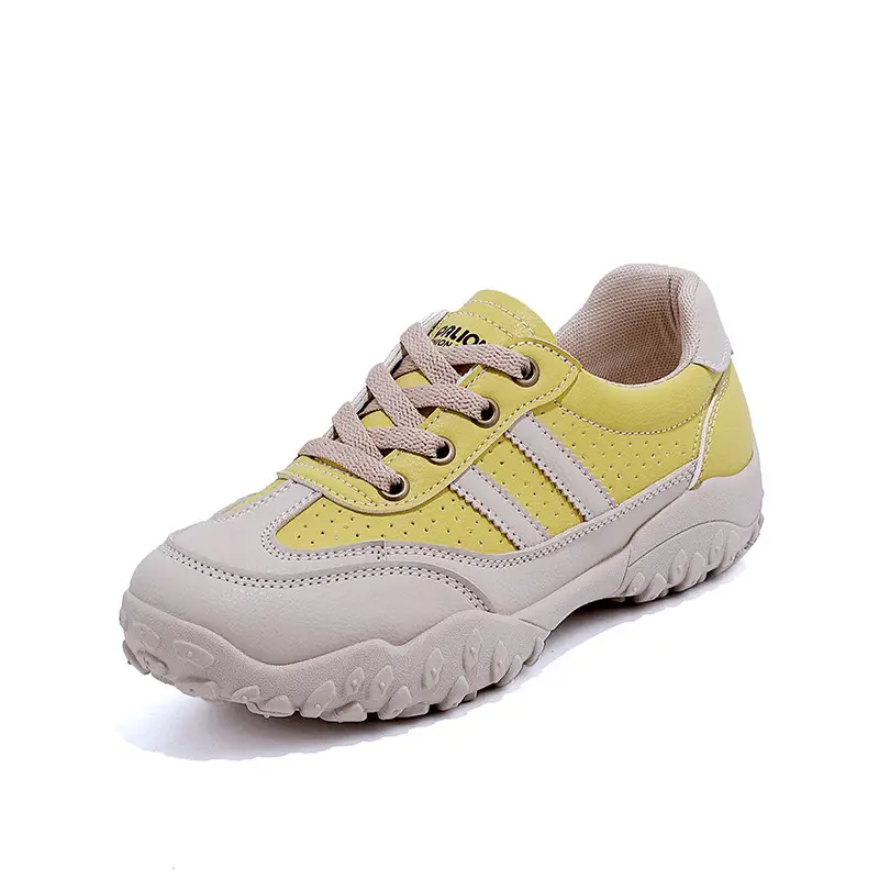 2026 New Flat German Training Shoes for Women, Lace-Up Casual Sneakers, Versatile Board Shoes, Sports Shoes, Women's White Shoes L08010 - Image 8