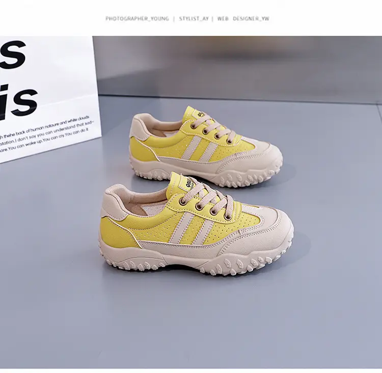 2026 New Flat German Training Shoes for Women, Lace-Up Casual Sneakers, Versatile Board Shoes, Sports Shoes, Women's White Shoes L08010 — feature 15