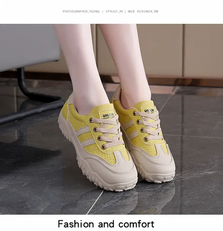 2026 New Flat German Training Shoes for Women, Lace-Up Casual Sneakers, Versatile Board Shoes, Sports Shoes, Women's White Shoes L08010 — feature 17