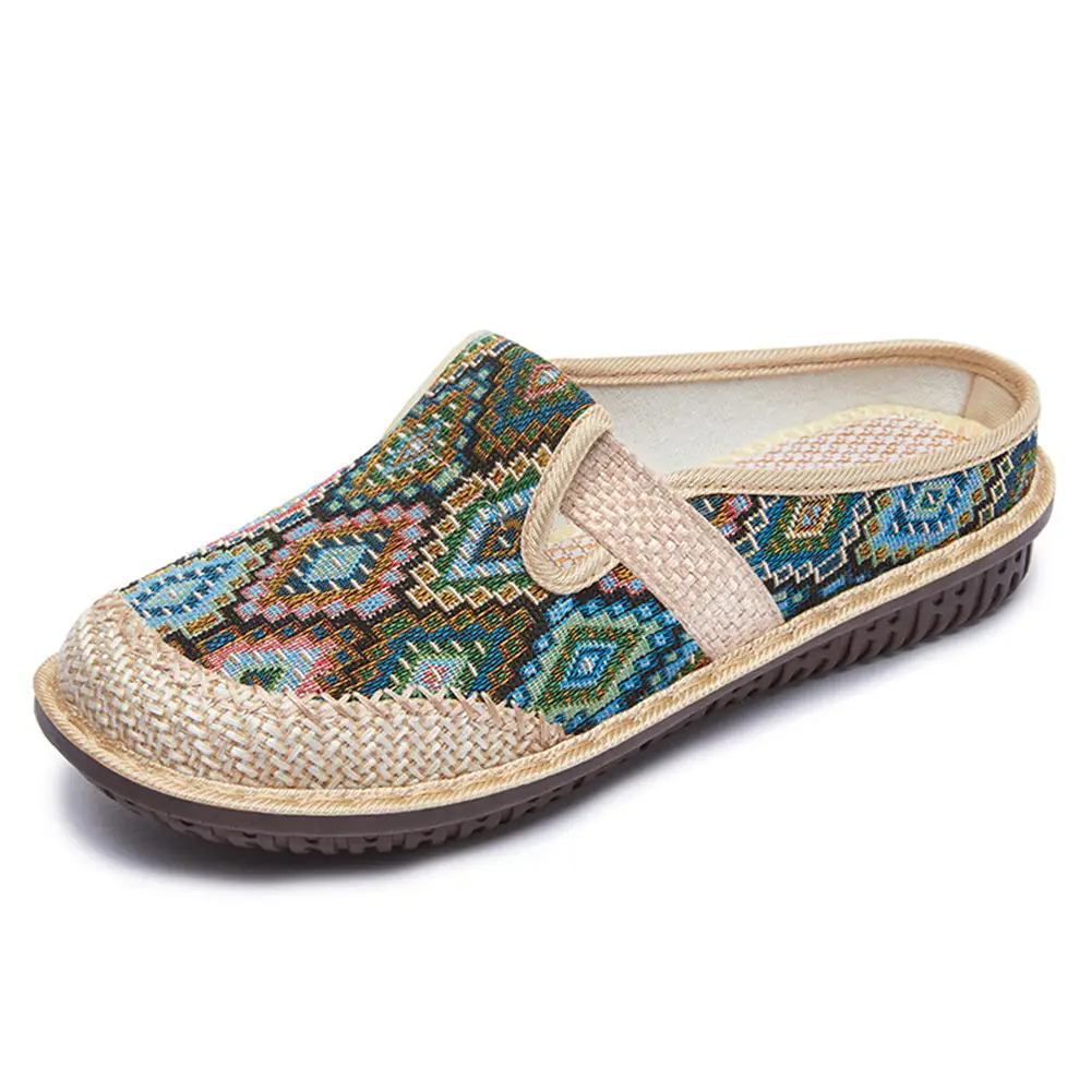 Women's Cross-border Embroidered Slip-on Shoes Soft Sole - Image 7