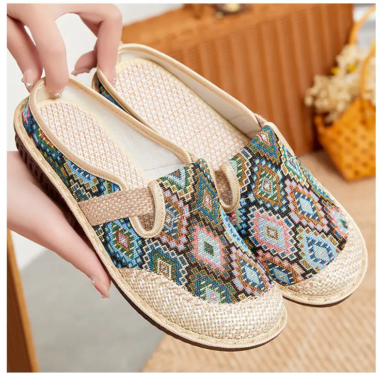 Women's Cross-border Embroidered Slip-on Shoes Soft Sole â feature 10