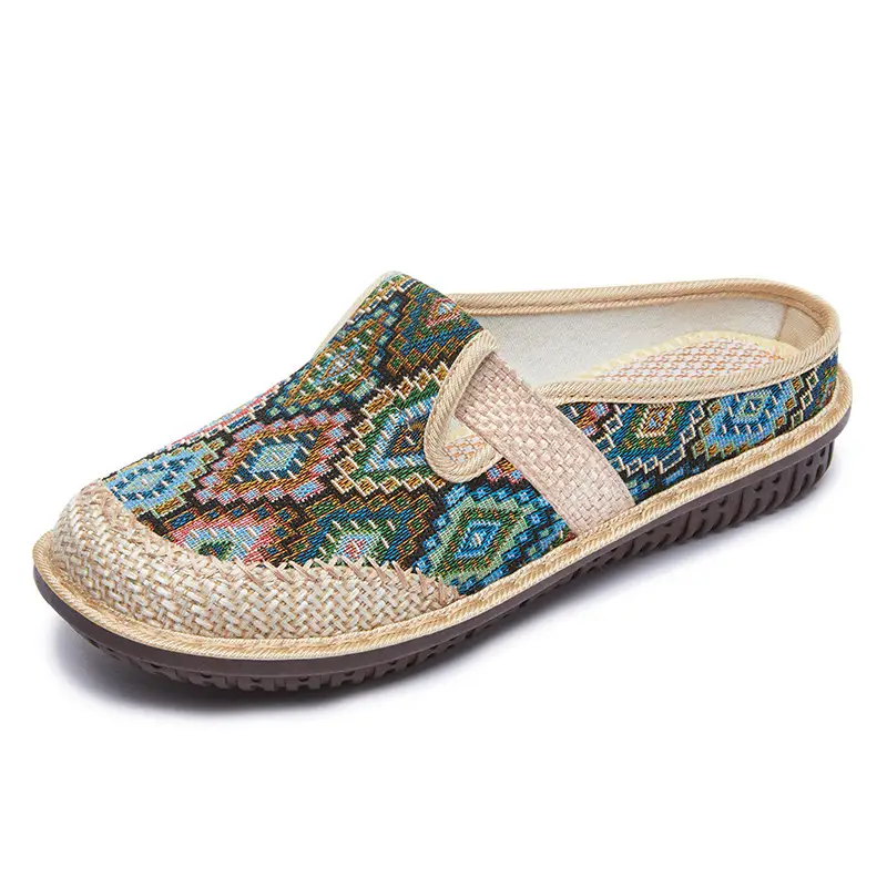 Women's Cross-border Embroidered Slip-on Shoes Soft Sole - Image 2