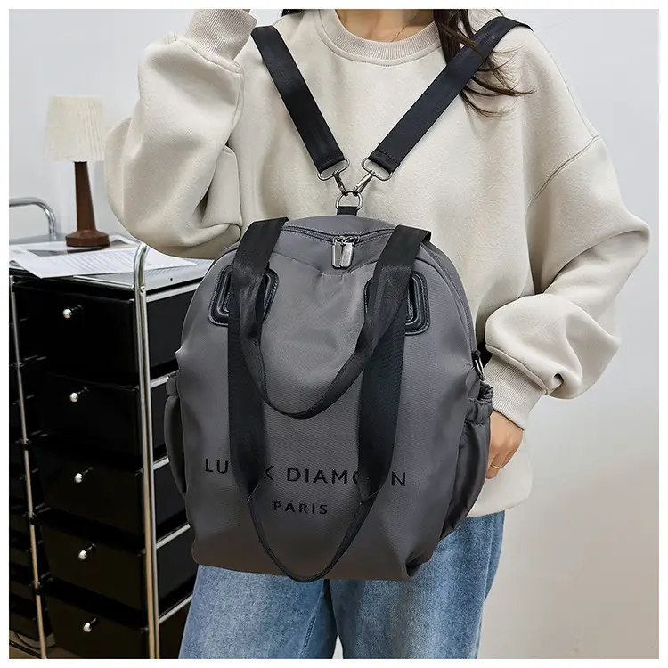 Women's Casual Shoulder Bag Large Capacity Travel Backpack — feature 14
