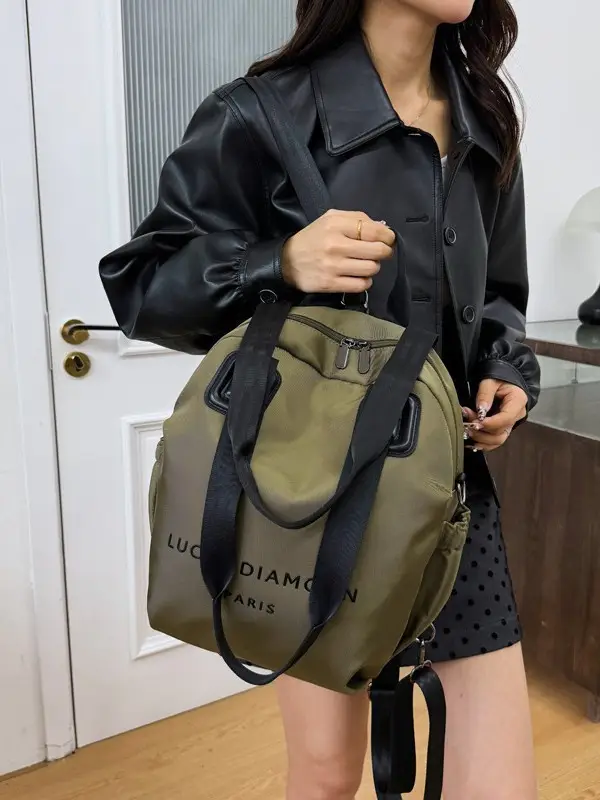 Women's Casual Shoulder Bag Large Capacity Travel Backpack — feature 20