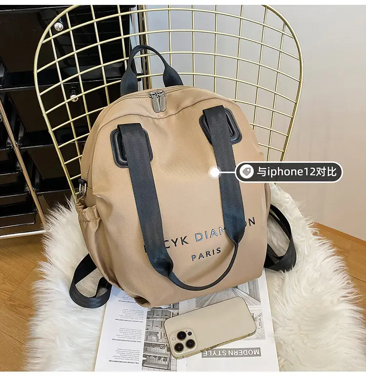 Women's Casual Shoulder Bag Large Capacity Travel Backpack — feature 4