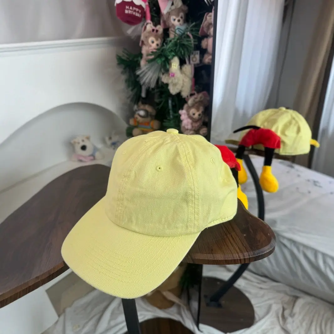 Japanese Ins Cartoon Ear Baseball Cap White