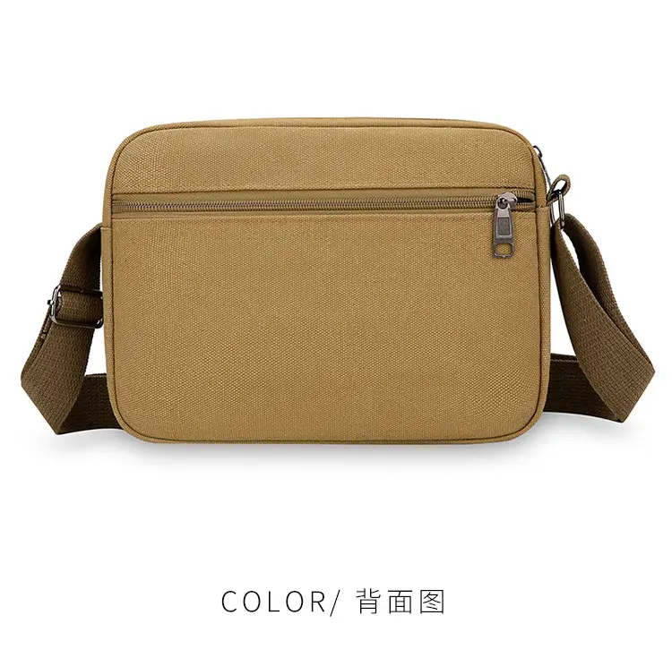 2025 Men's Canvas Shoulder Bag Large Capacity Multi Layer — feature 16