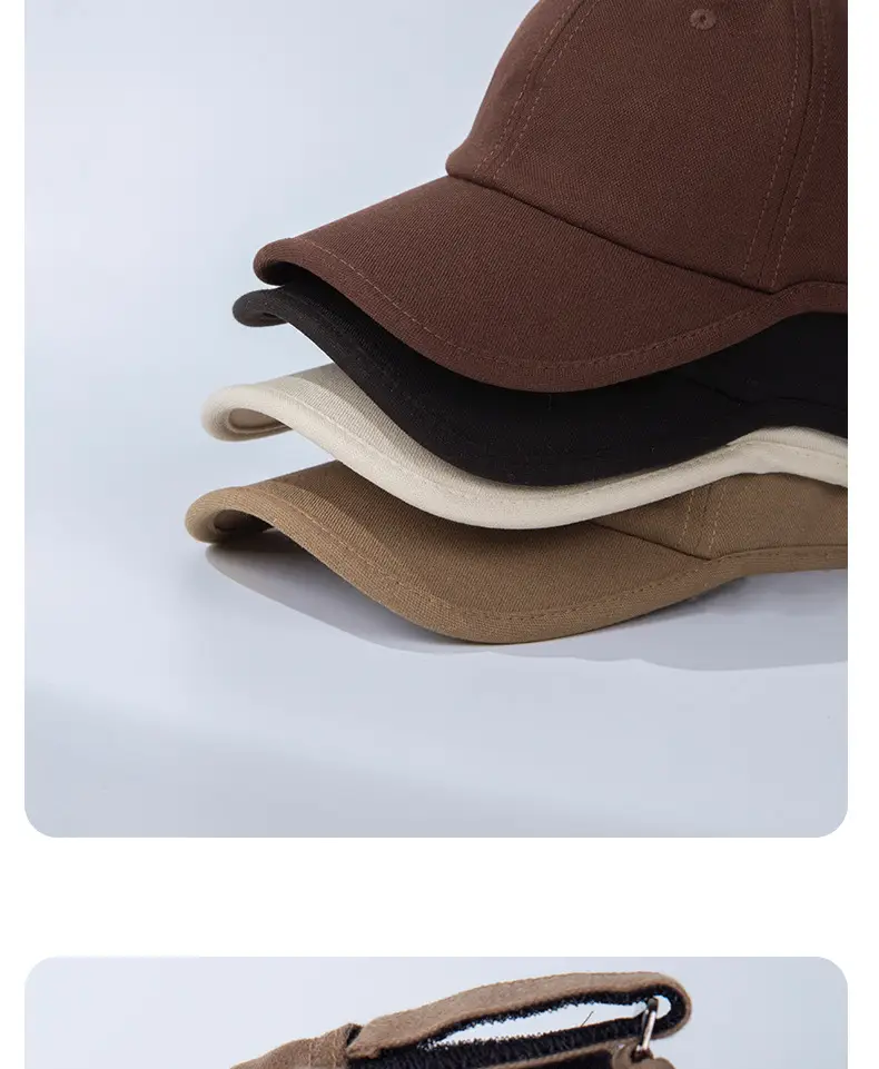 Brown Soft Baseball Cap for Men Women — feature 17