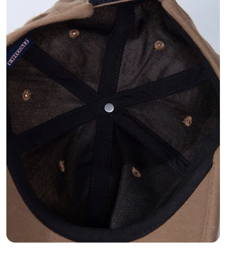 Brown Soft Baseball Cap for Men Women — feature 18