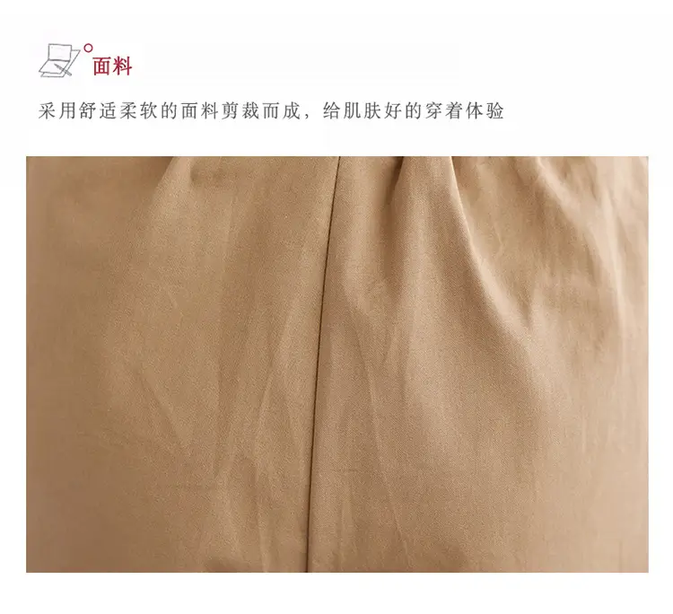 Real Shot 2025 Summer Casual Pure Cotton Cropped Wide-leg Pants — feature 6