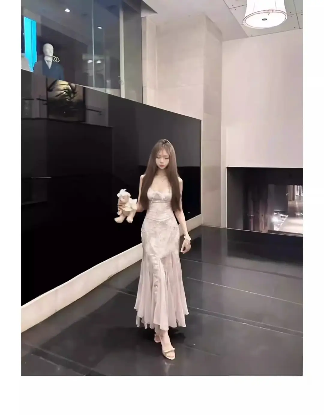 Rhinestone Strap Sandals for Women Summer 2026 New European and American Style Runway High Heels Thin Heel Round Toe Bowknot Slippers — feature 6