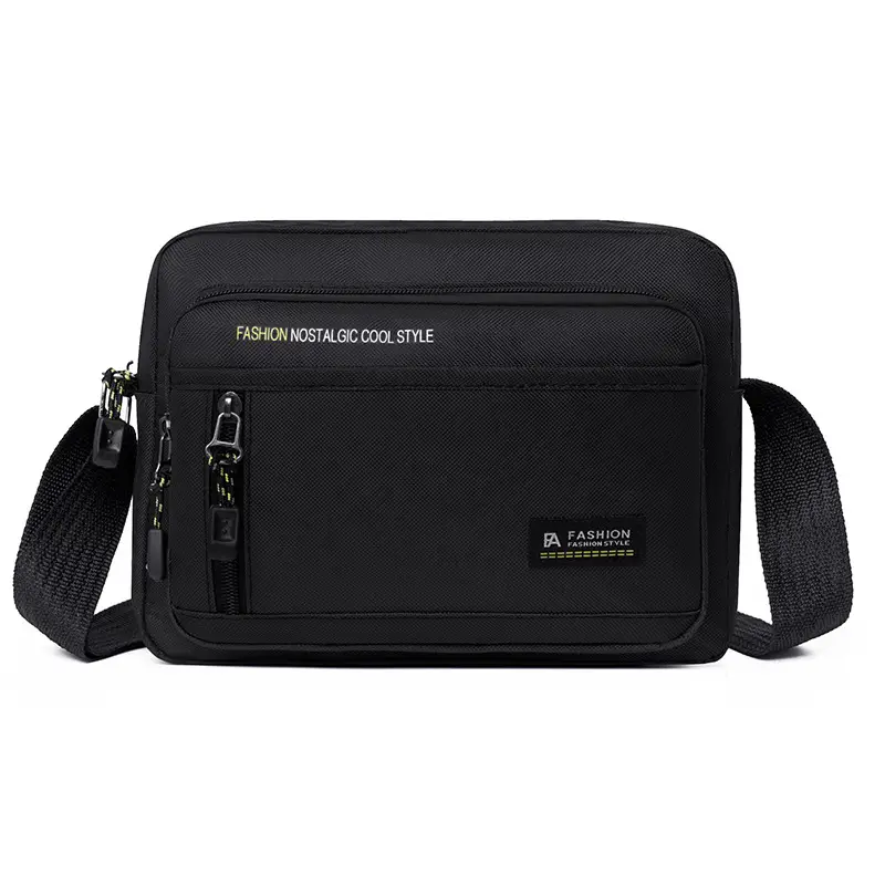 Men's Foreign Trade Casual Shoulder Bag Green Black - Image 9