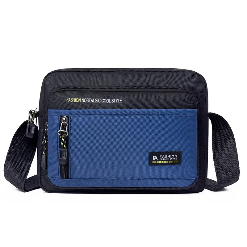 Men's Foreign Trade Casual Shoulder Bag Green Black - Image 4