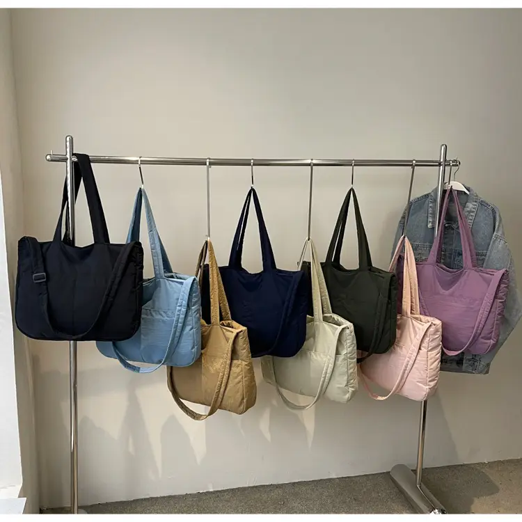 Black Polyester Tote Bag with Handles — feature 18