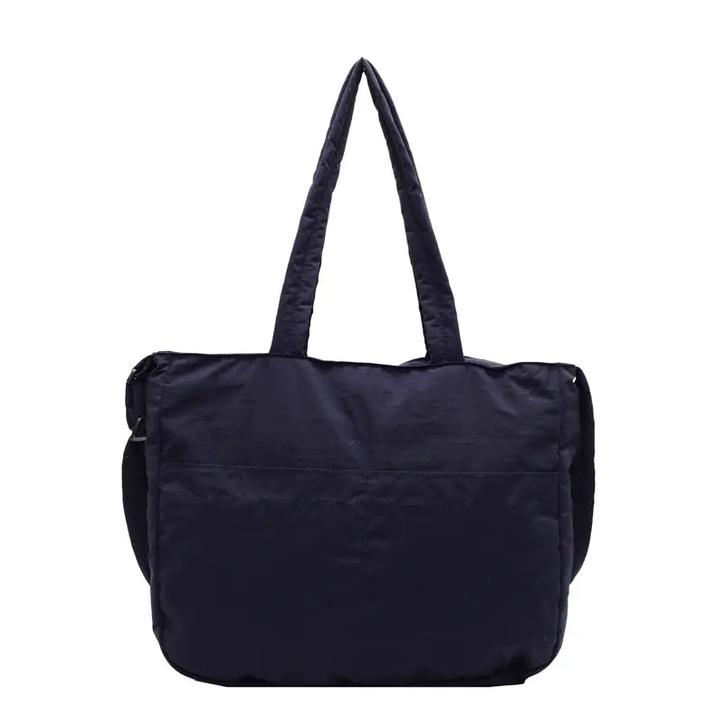 Black Polyester Tote Bag with Handles - Image 8