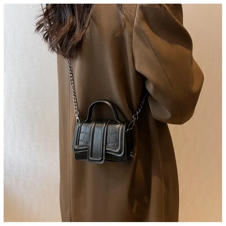 Small Square Leather Bag for Women Crossbody Shoulder — feature 11